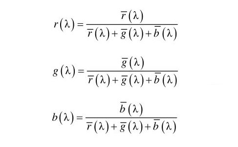 三刺激值和色度坐標關系