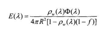 總照度E（λ）計算公式